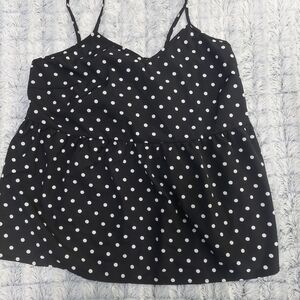 Polka‎ Dot Spaghetti Strap Top